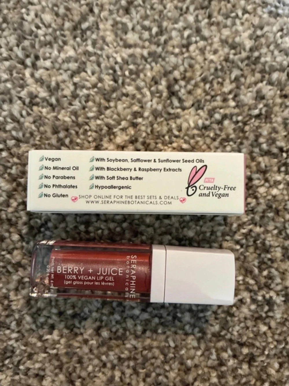 Seraphine Botanicals Berry + Juice Lip Gel